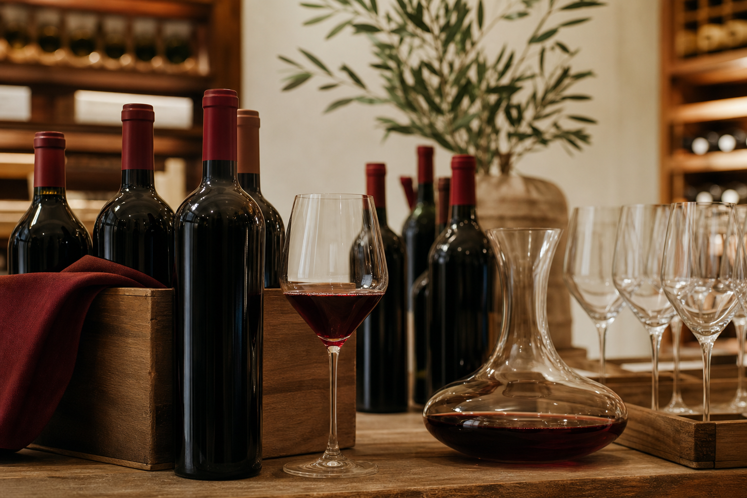 Category banner for red wines